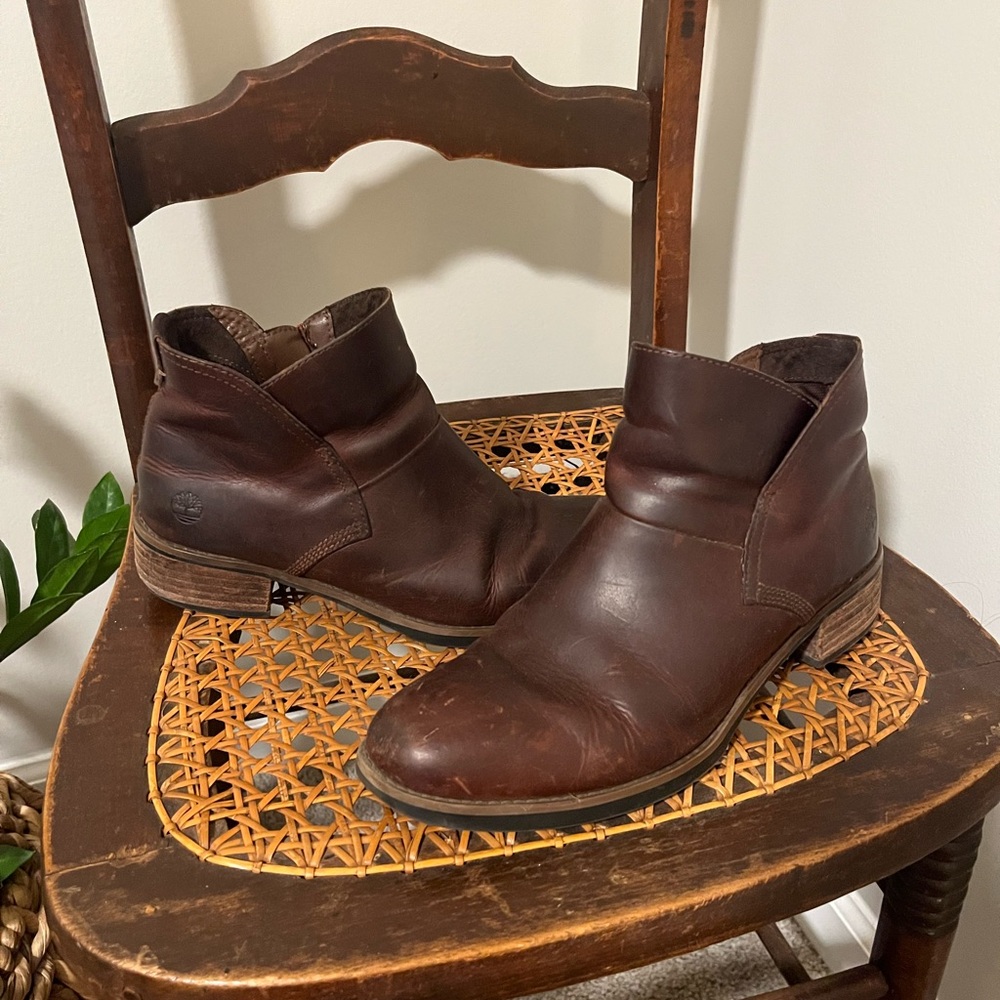 Timberland Women's Dark Brown Ankle Boots